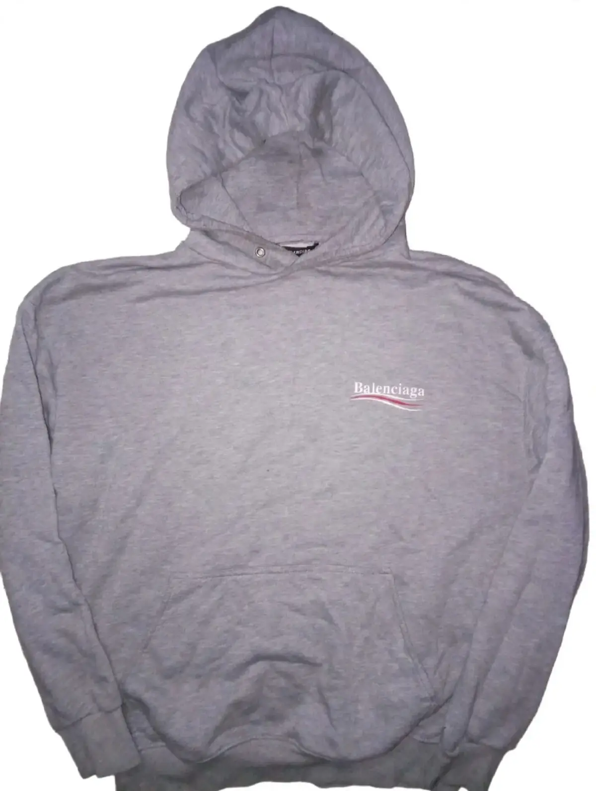 Balenciaga Grey Logo Hoodie