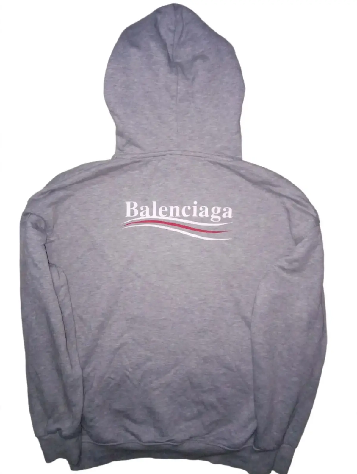 Balenciaga Grey Logo Hoodie