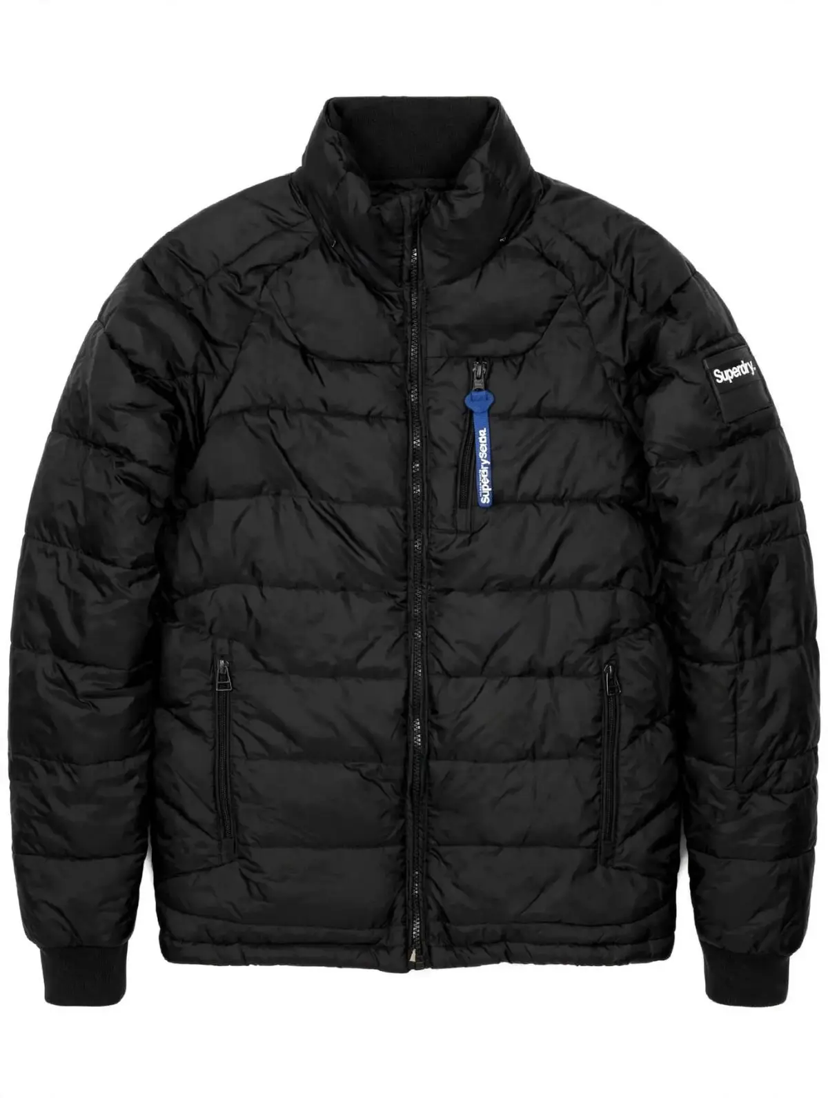 Superdry Black Quilted Puffer Jacket