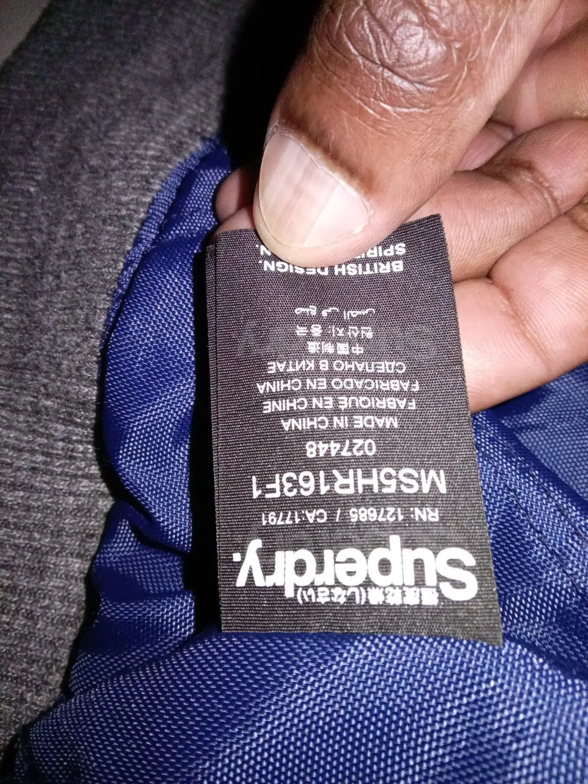 Superdry JPN Black Zip Jacket