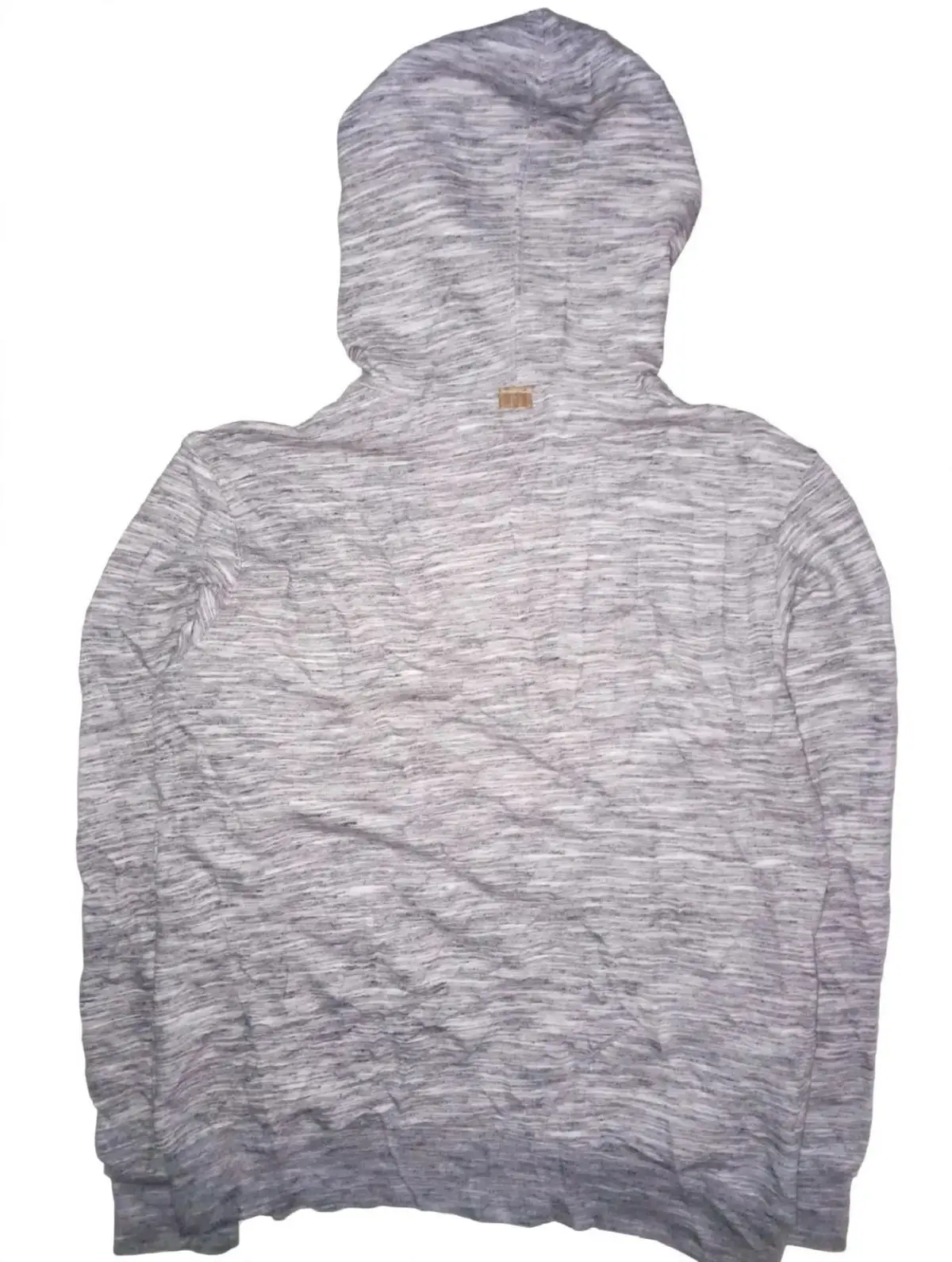 Adidas Grey Marl Hoodie with Trefoil Logo