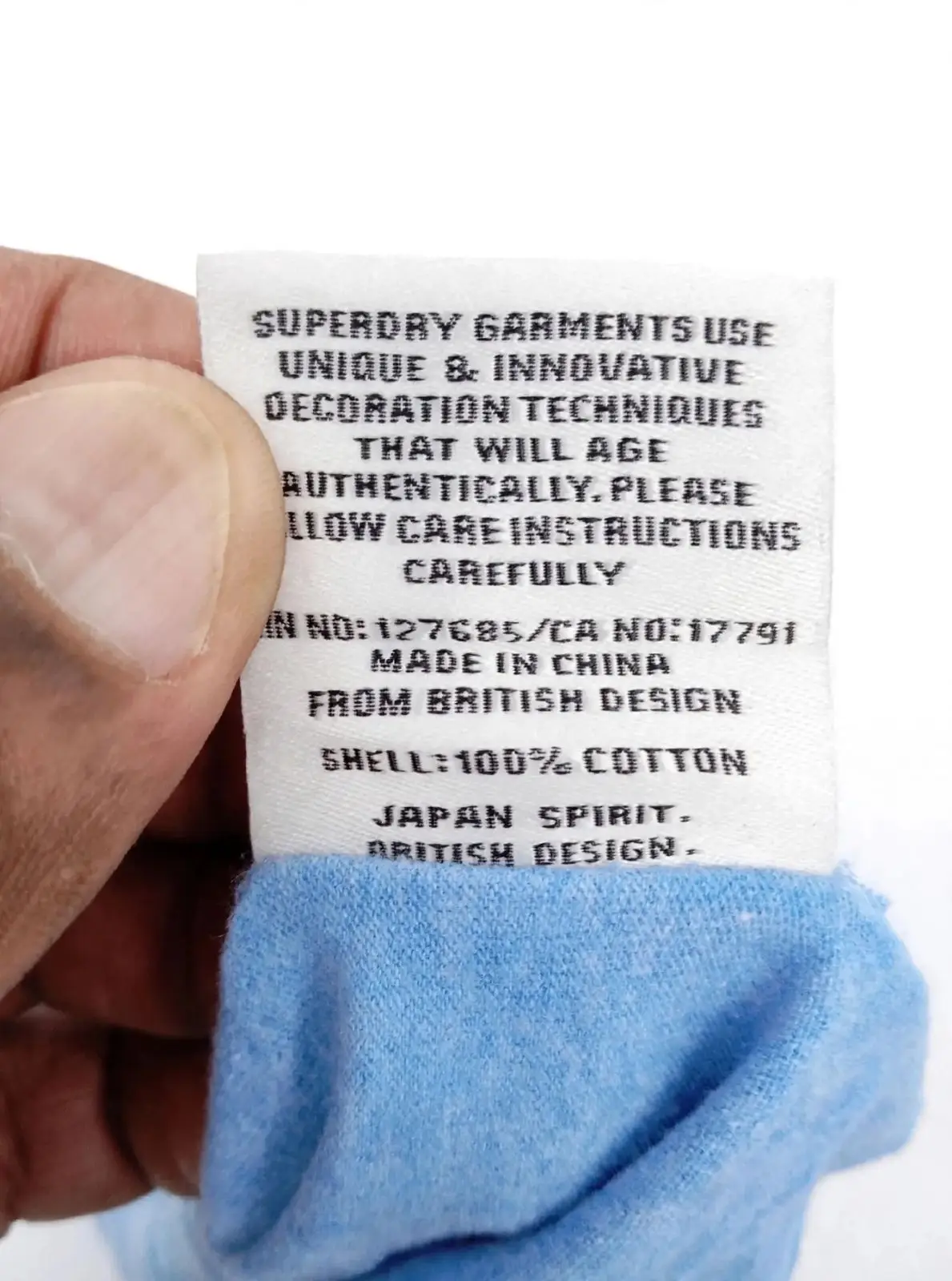 Superdry Light Blue Graphic T-Shirt
