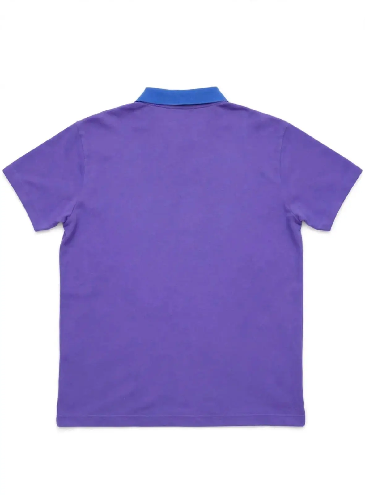 Adidas Purple Polo Shirt with Blue Collar