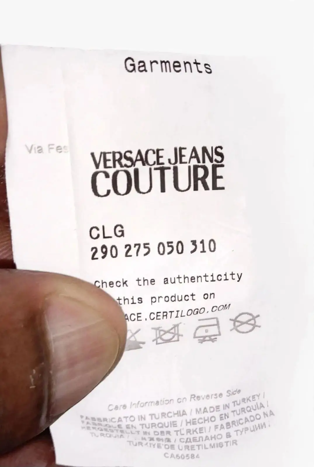 Versace Jeans Couture Black Sweatshirt