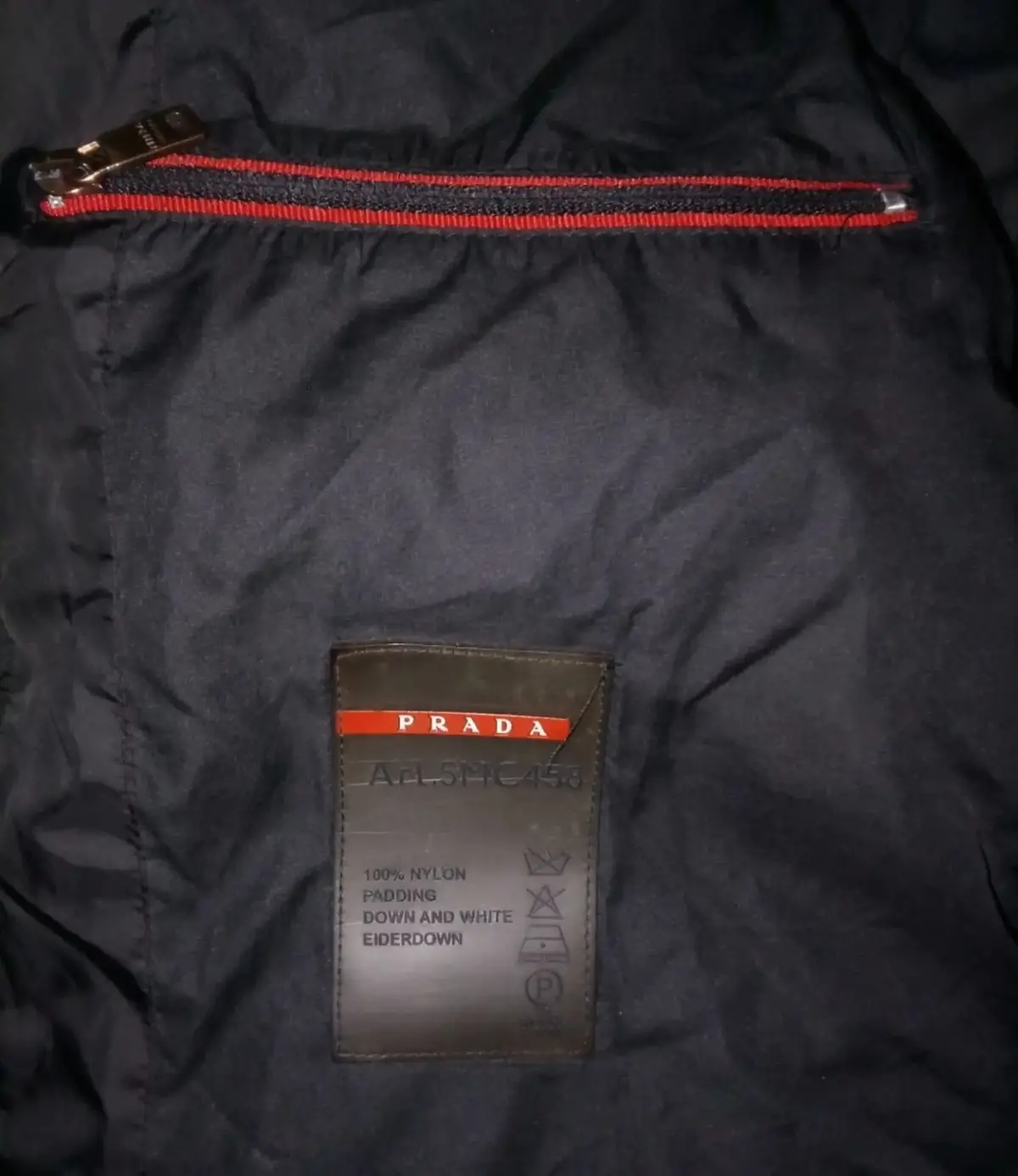 Prada Black Puffer Jacket