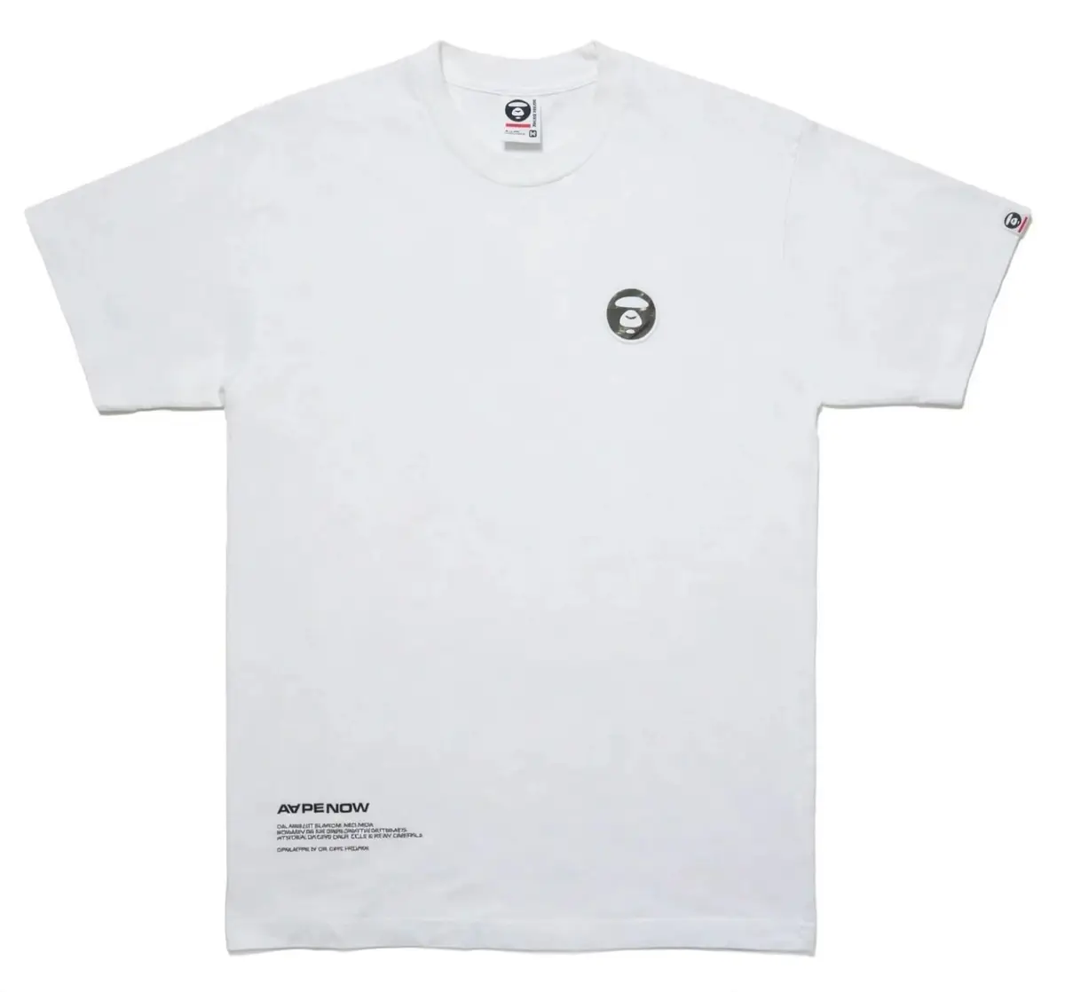 Bape A Bathing Ape Aape Now White T-Shirt