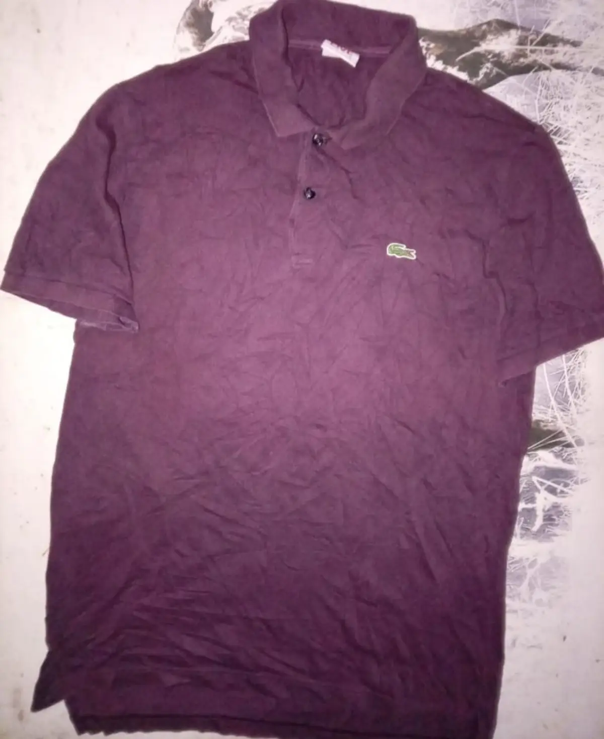 Lacoste Purple Polo Shirt