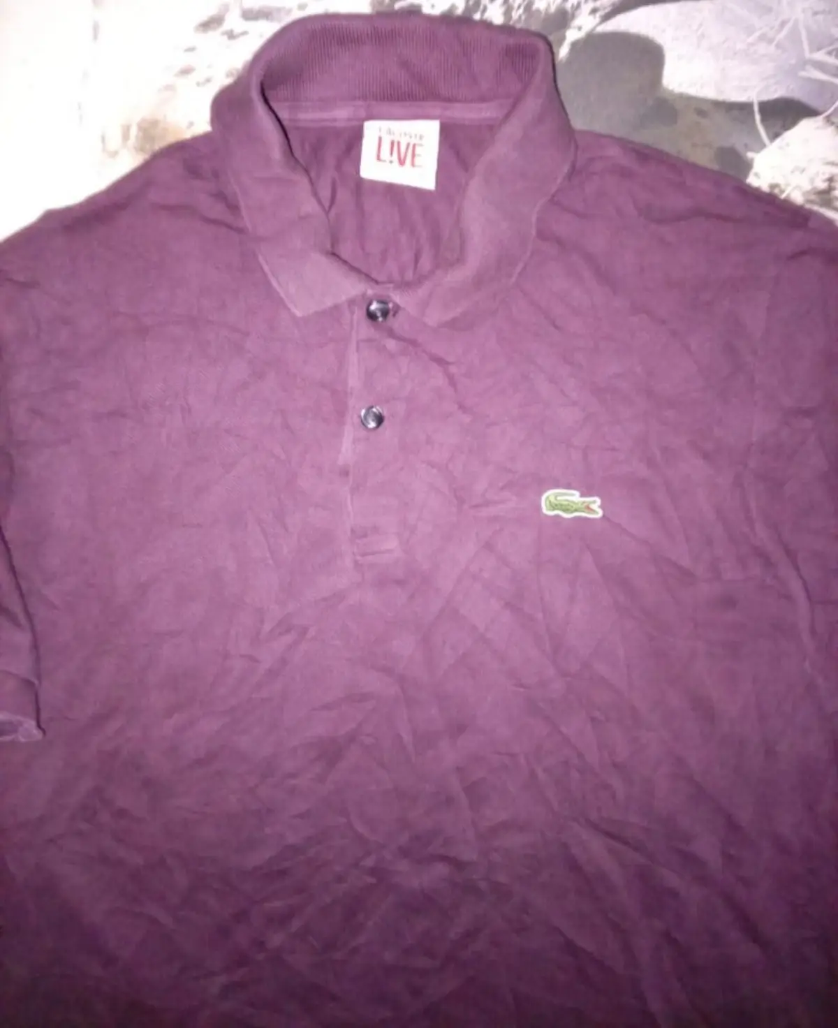 Lacoste Purple Polo Shirt