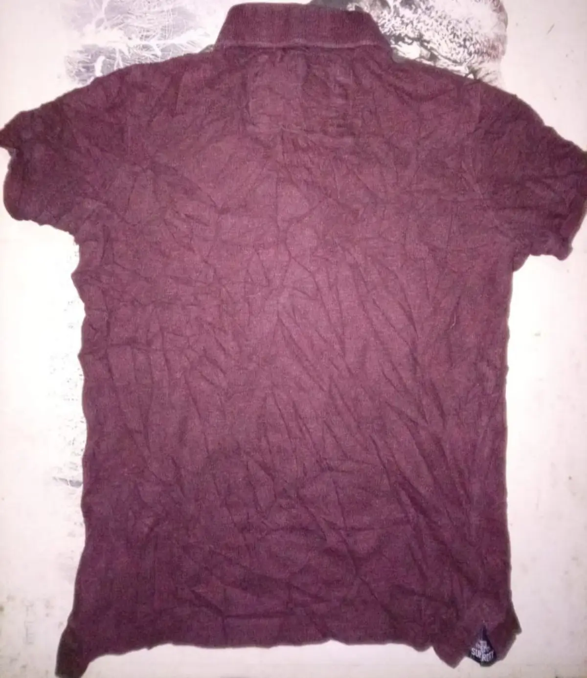 Superdry Maroon Polo Shirt