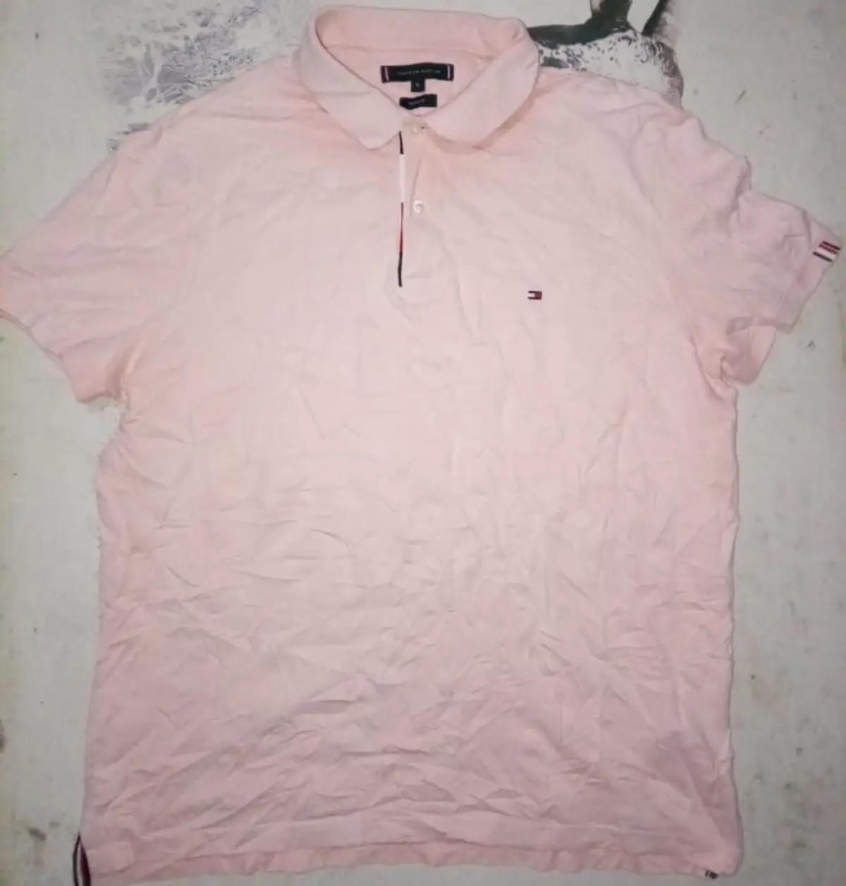 Tommy Hilfiger Pink Polo Shirt XL