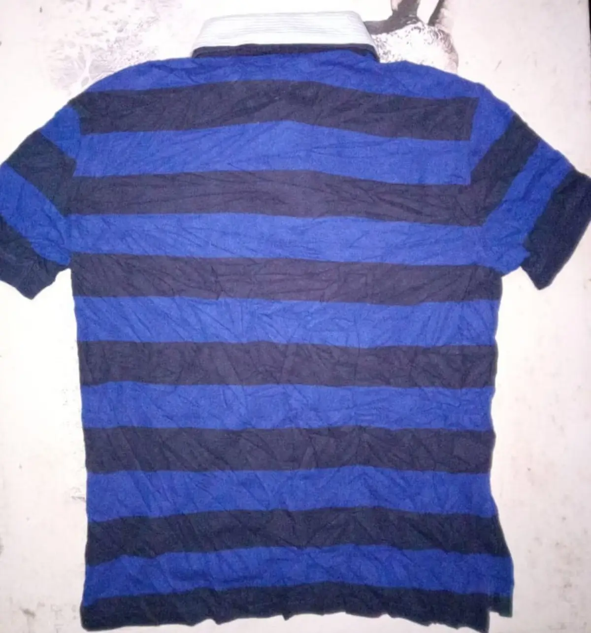 Tommy Hilfiger Striped Polo Shirt Blue/Navy