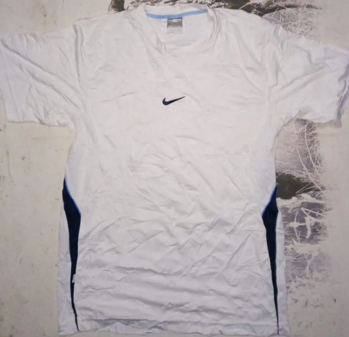Nike White T-Shirt with Side Panels