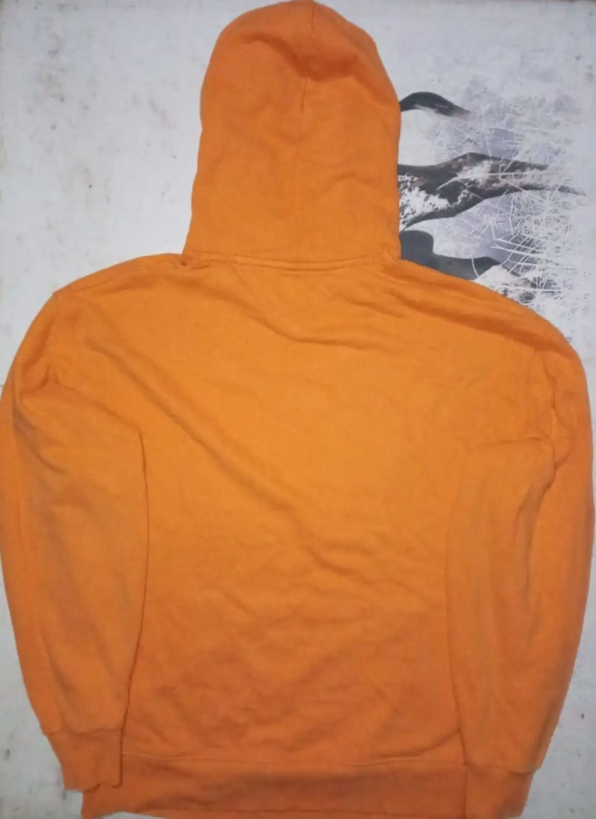 Tommy Hilfiger Orange Script Logo Hoodie