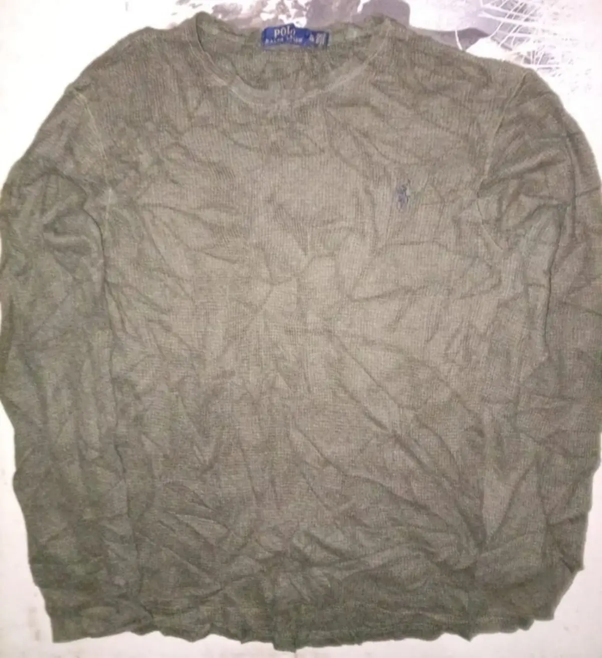 Polo Ralph Lauren Olive Green Crewneck Sweater
