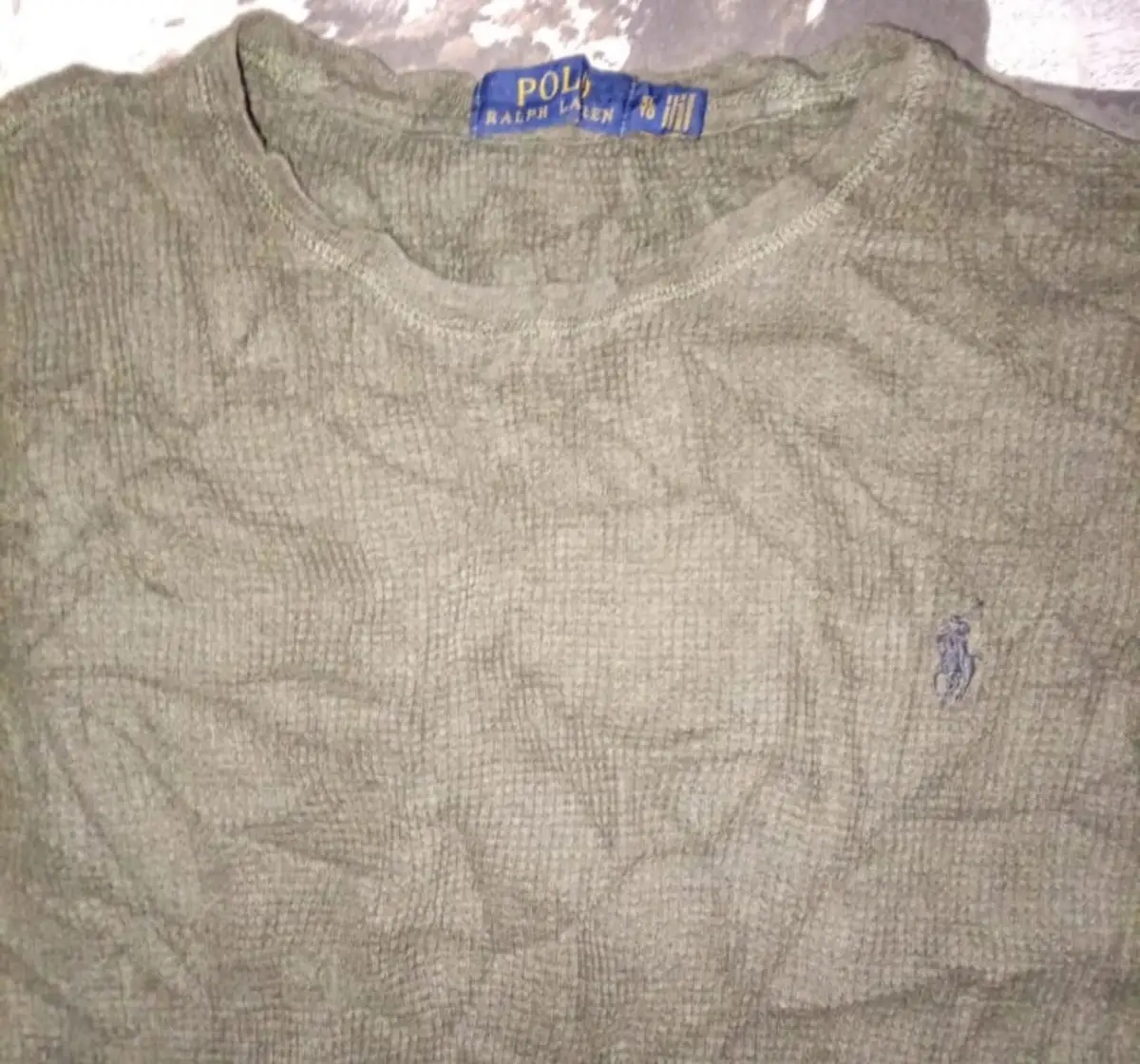 Polo Ralph Lauren Olive Green Crewneck Sweater