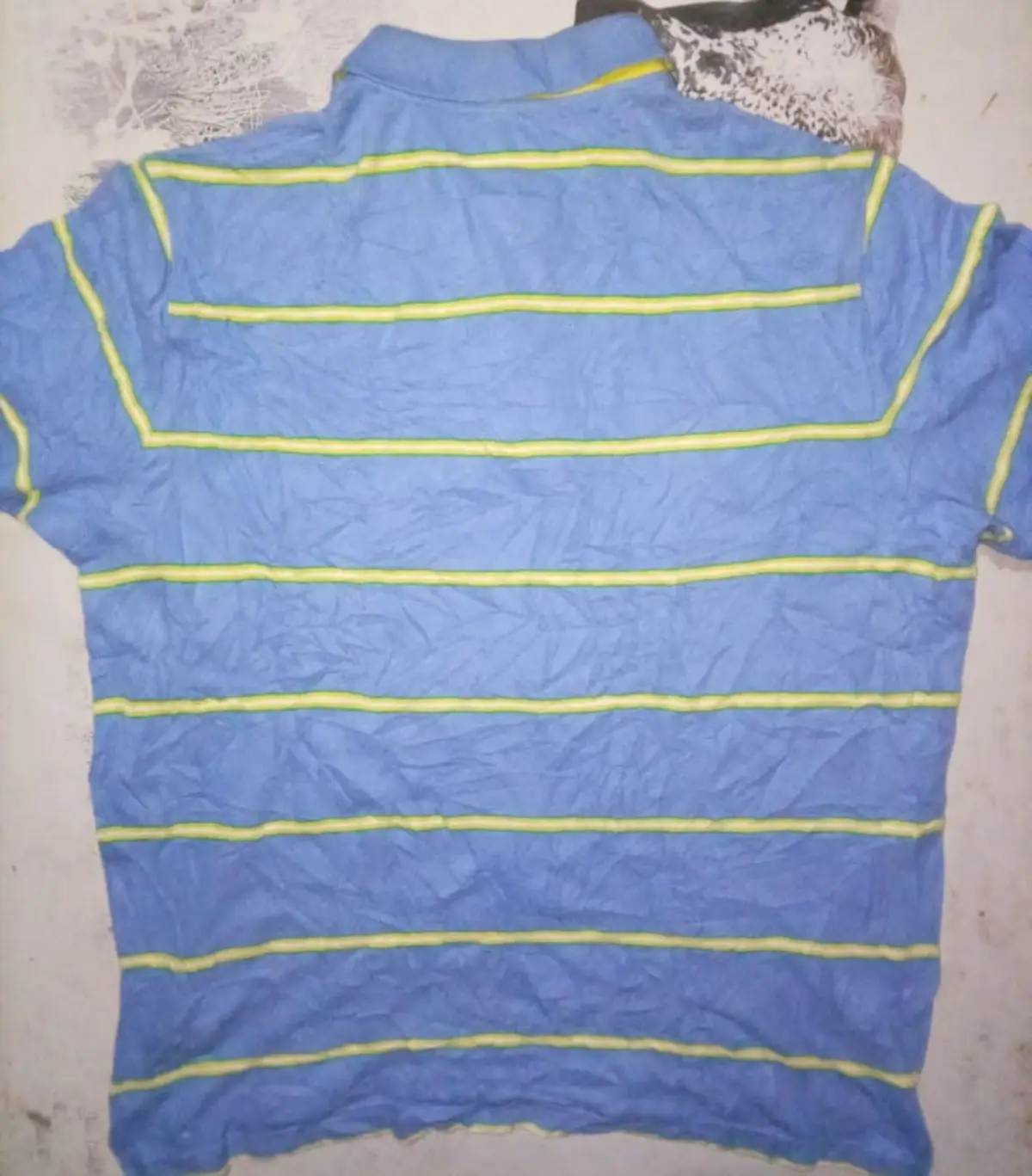 Tommy Hilfiger Striped Polo Shirt Blue XL