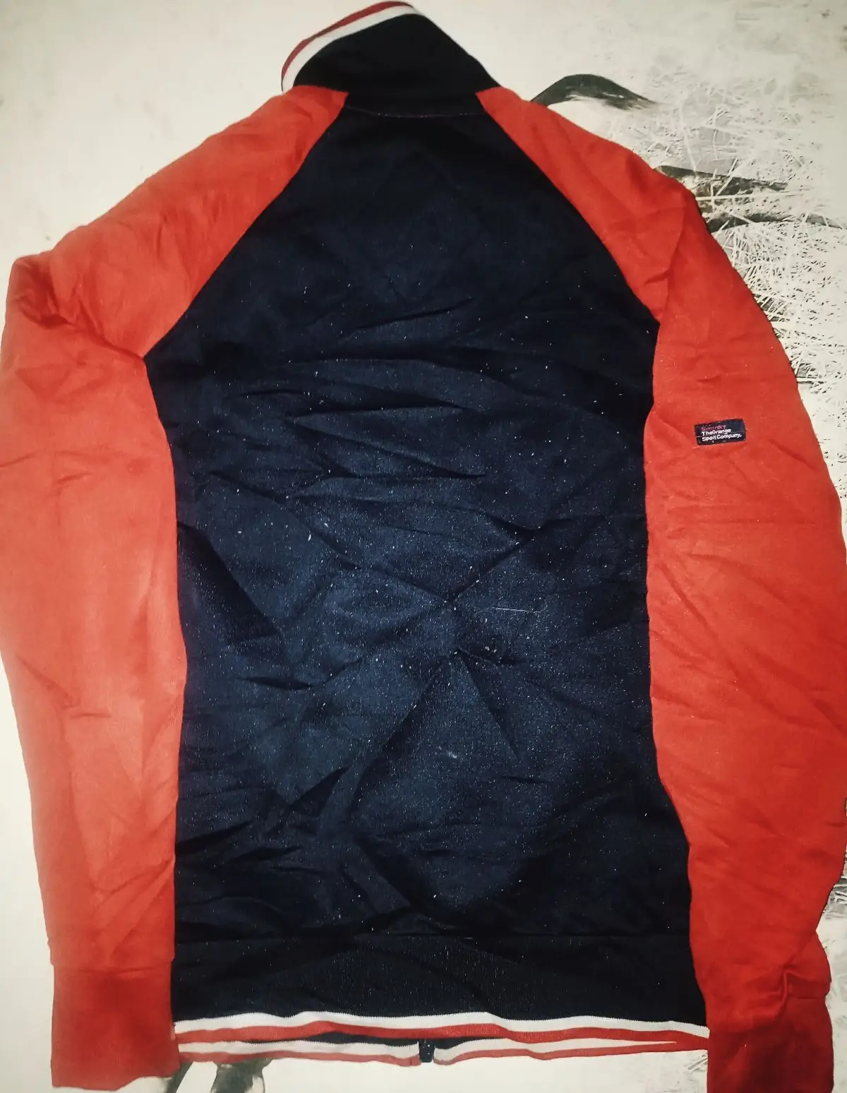 Superdry Orange Sport Zip Jacket