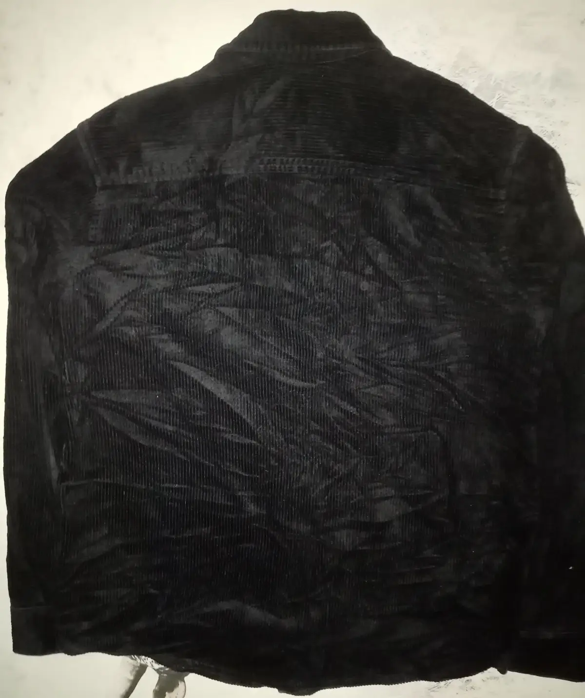 Zara Black Corduroy Long Sleeve Shirt