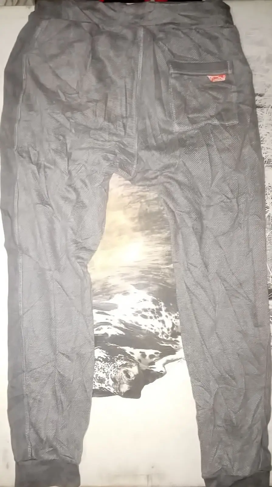 Superdry Orange Label Slim Fit Grey Sweatpants