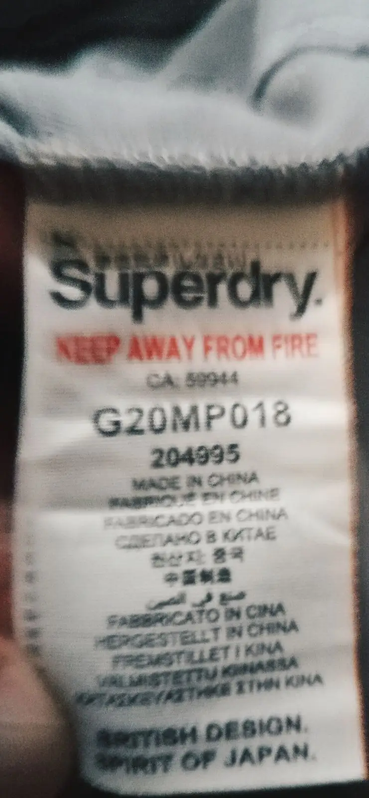 Superdry Sport Grey and Black Hoodie