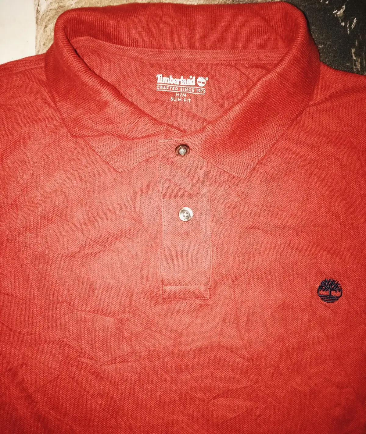 Timberland Red Slim Fit Polo Shirt