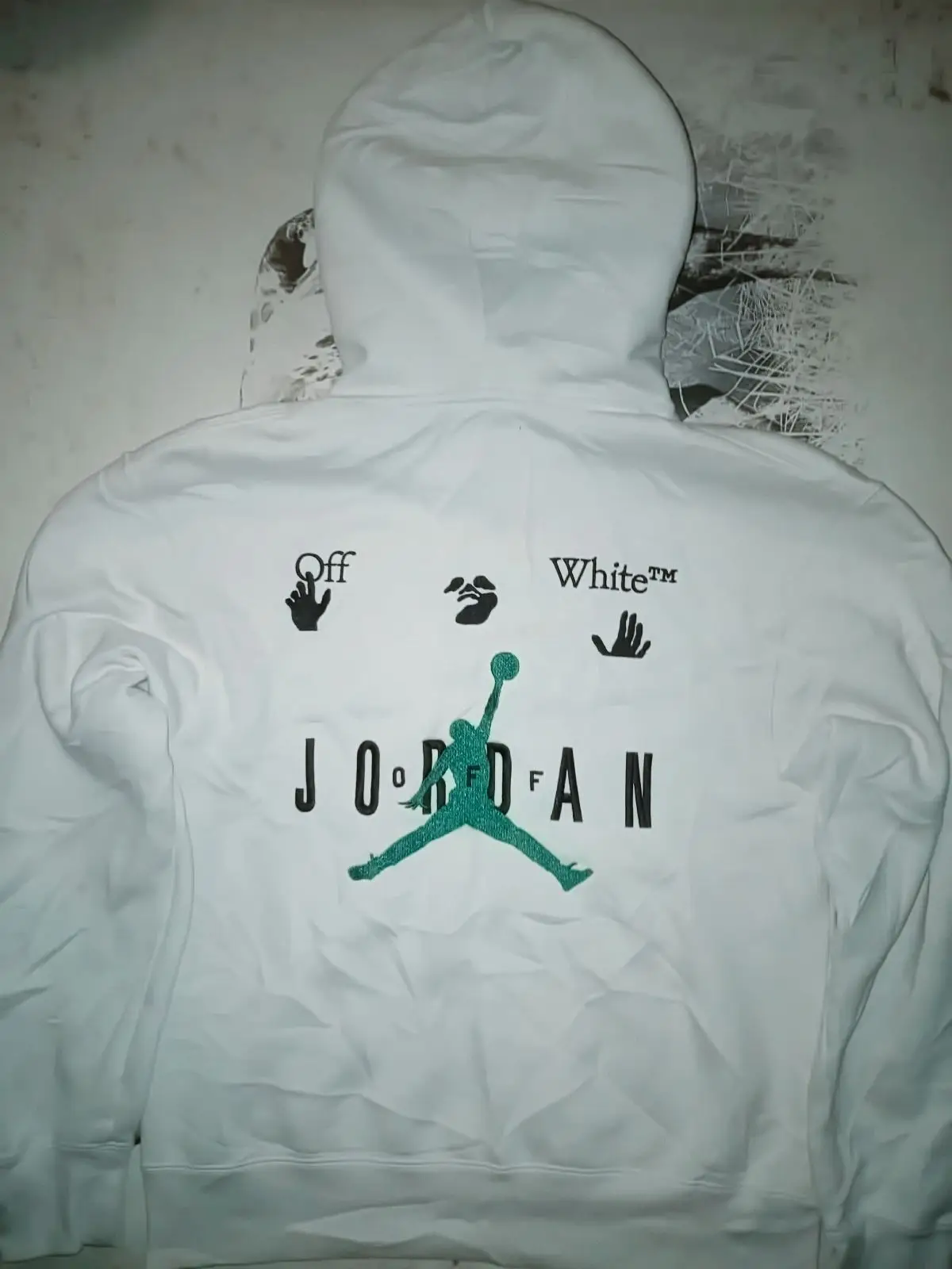 Off-White x Air Jordan White Hoodie