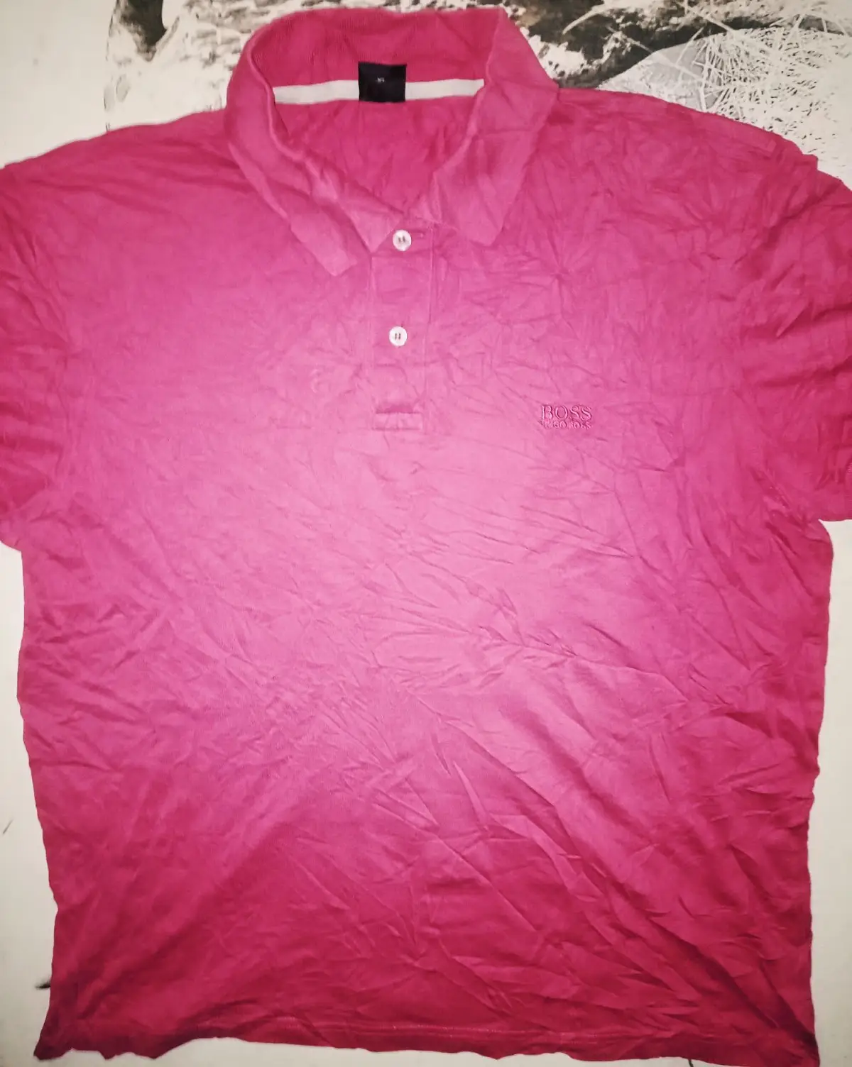 Hugo Boss Pink Polo Shirt