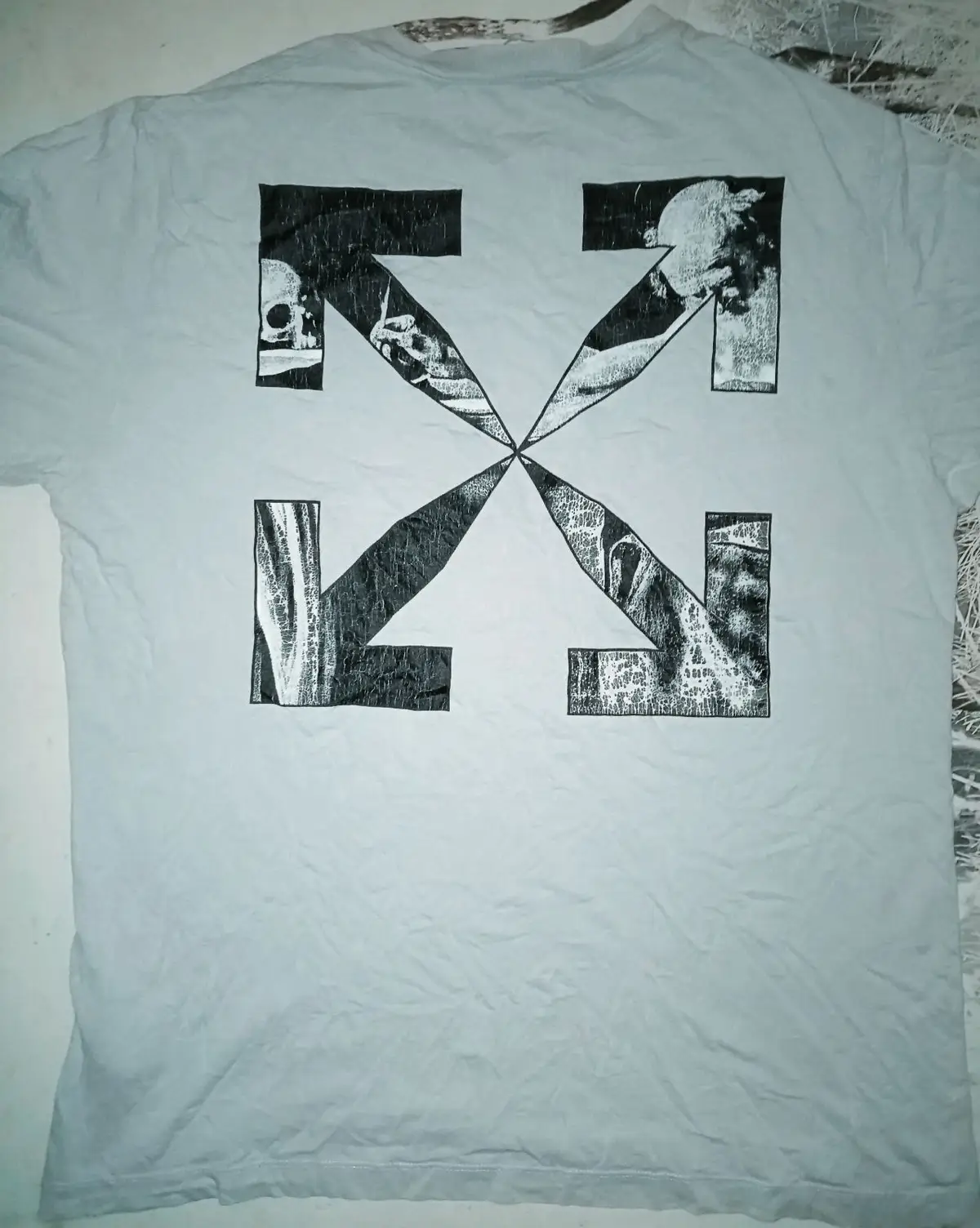 Off-White Graphic Back Print T-Shirt