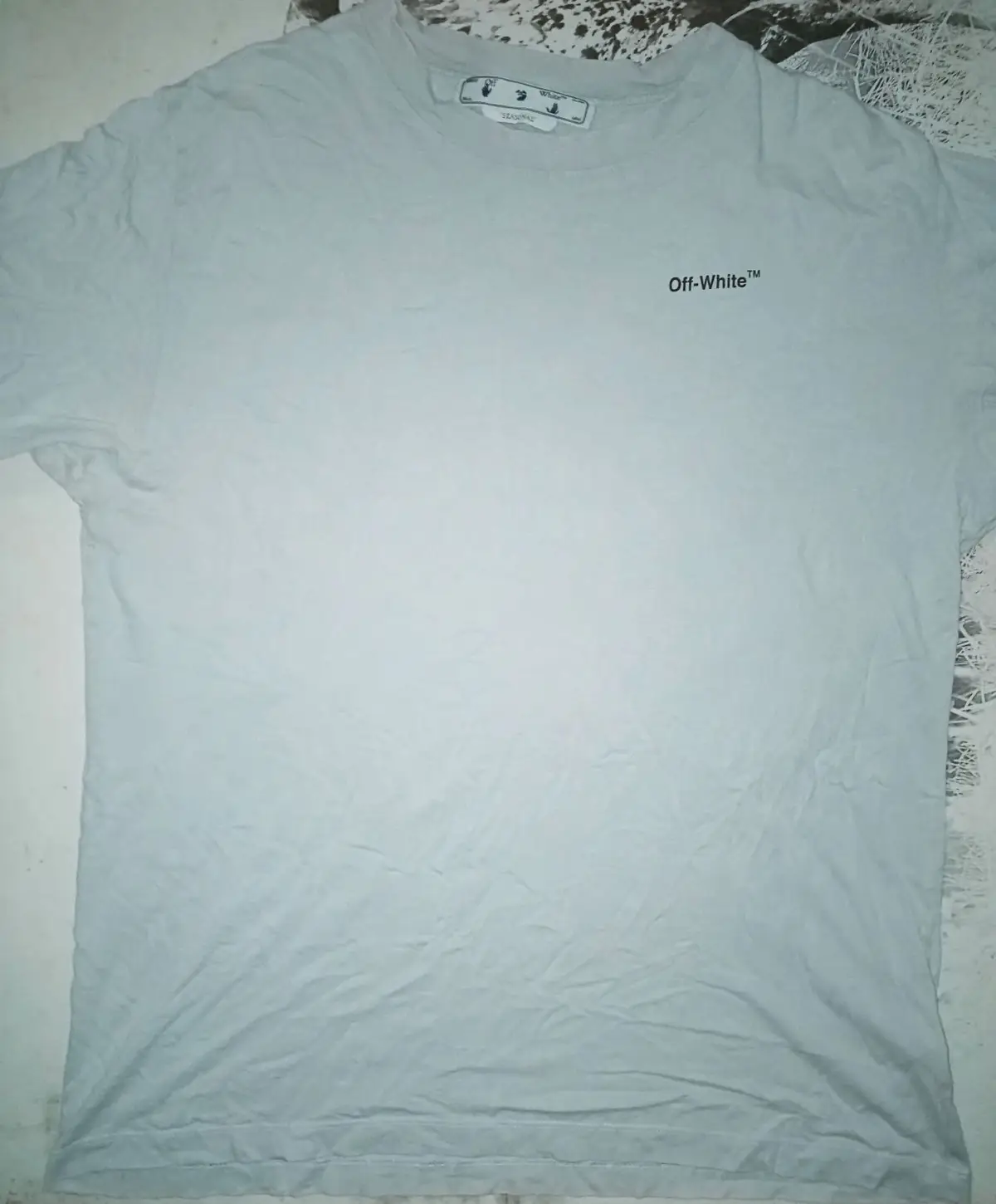 Off-White Graphic Back Print T-Shirt