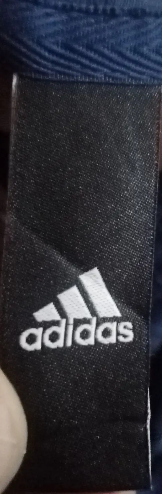 Adidas Blue Zip-Up Hoodie