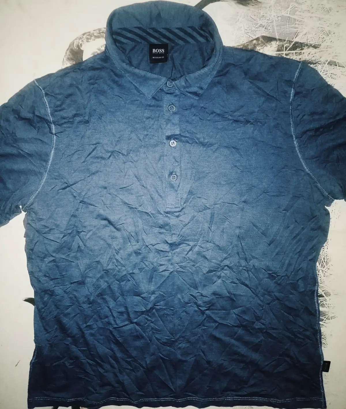 Hugo Boss Blue Regular Fit Polo Shirt