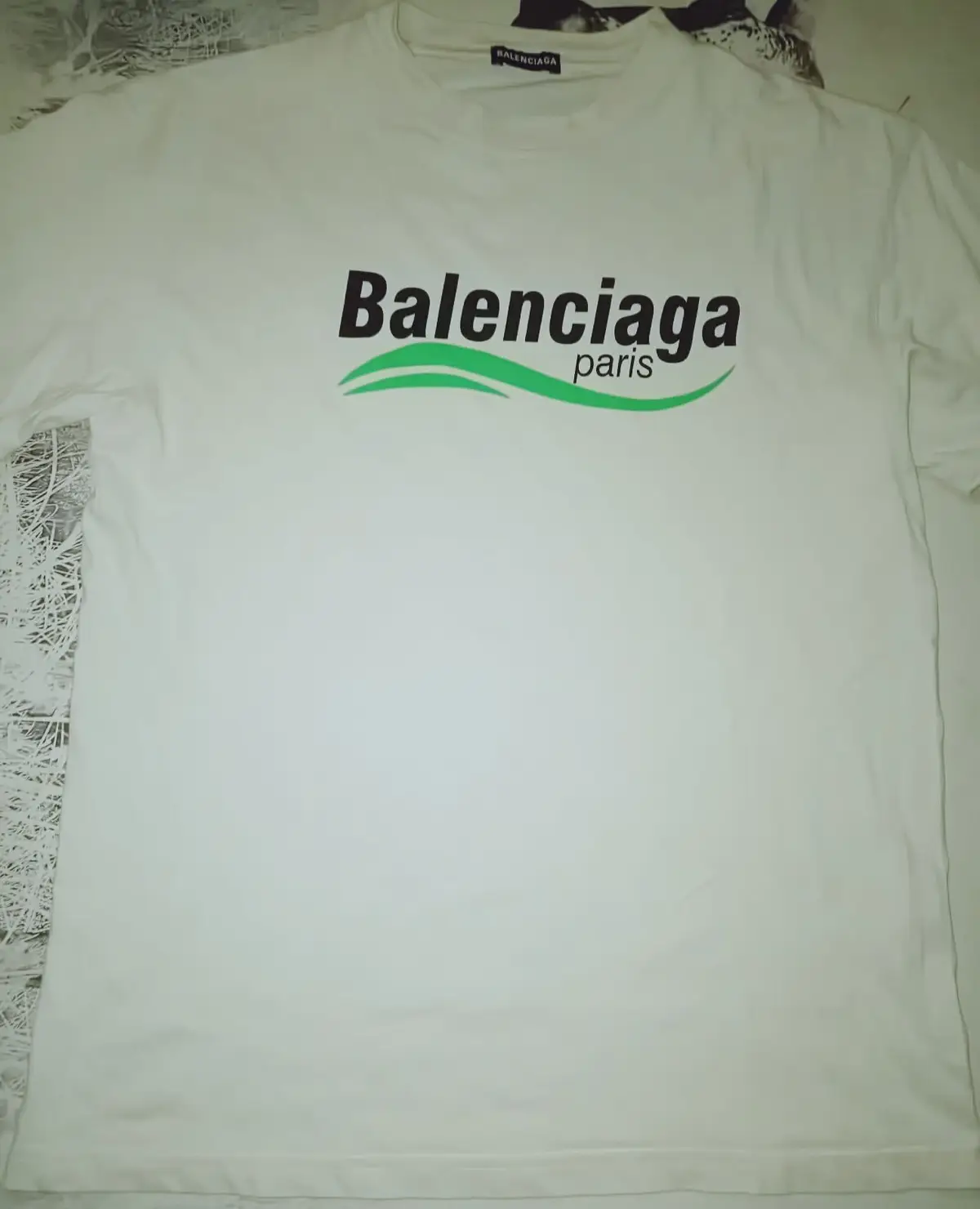 Balenciaga Paris Campaign White T-Shirt