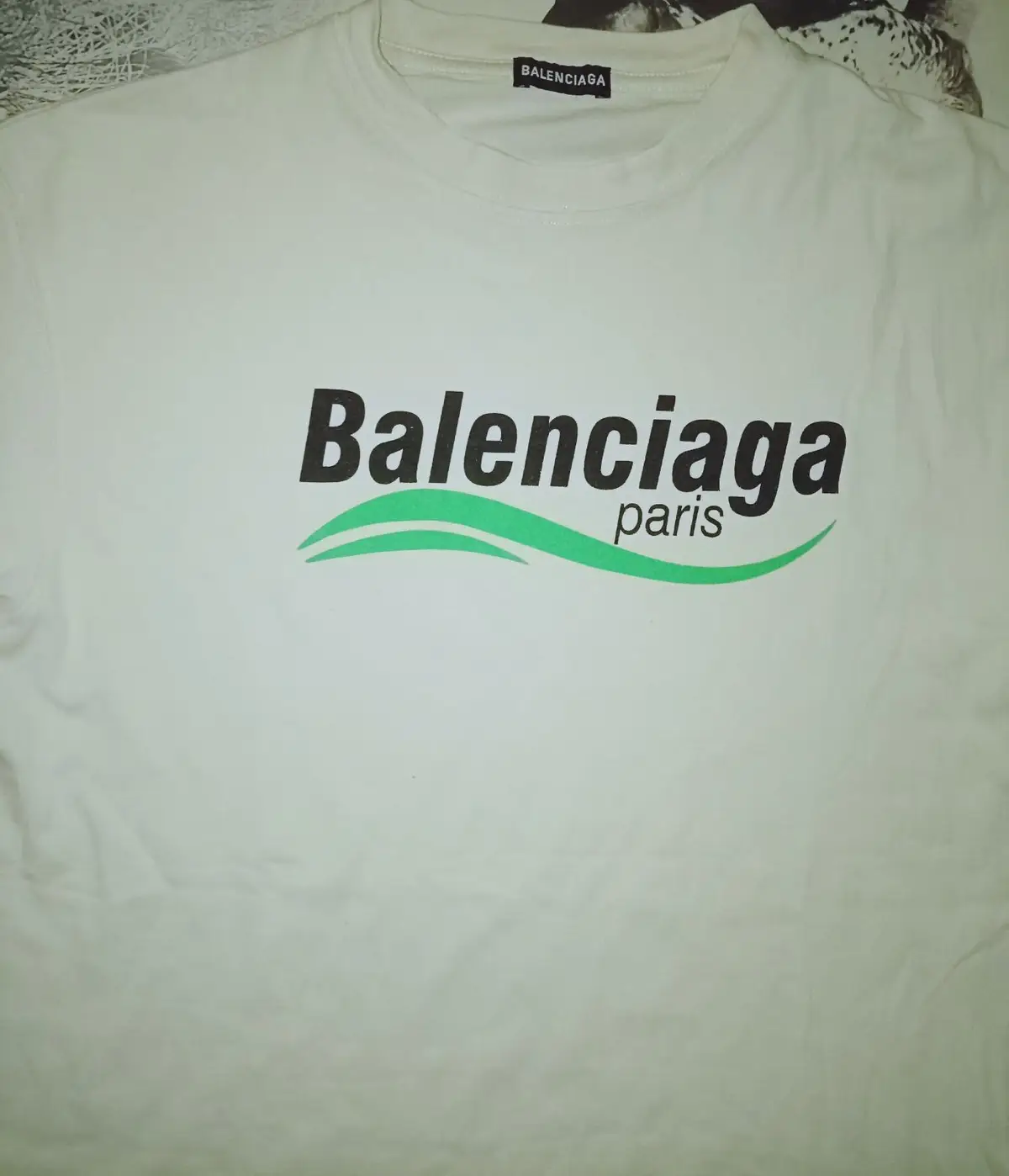 Balenciaga Paris Campaign White T-Shirt