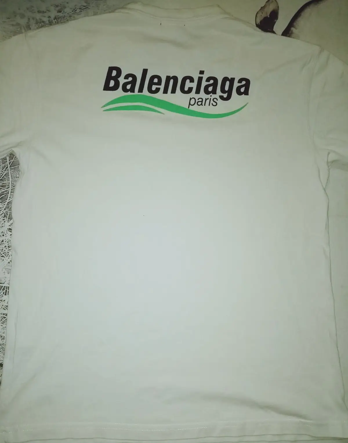 Balenciaga Paris Campaign White T-Shirt