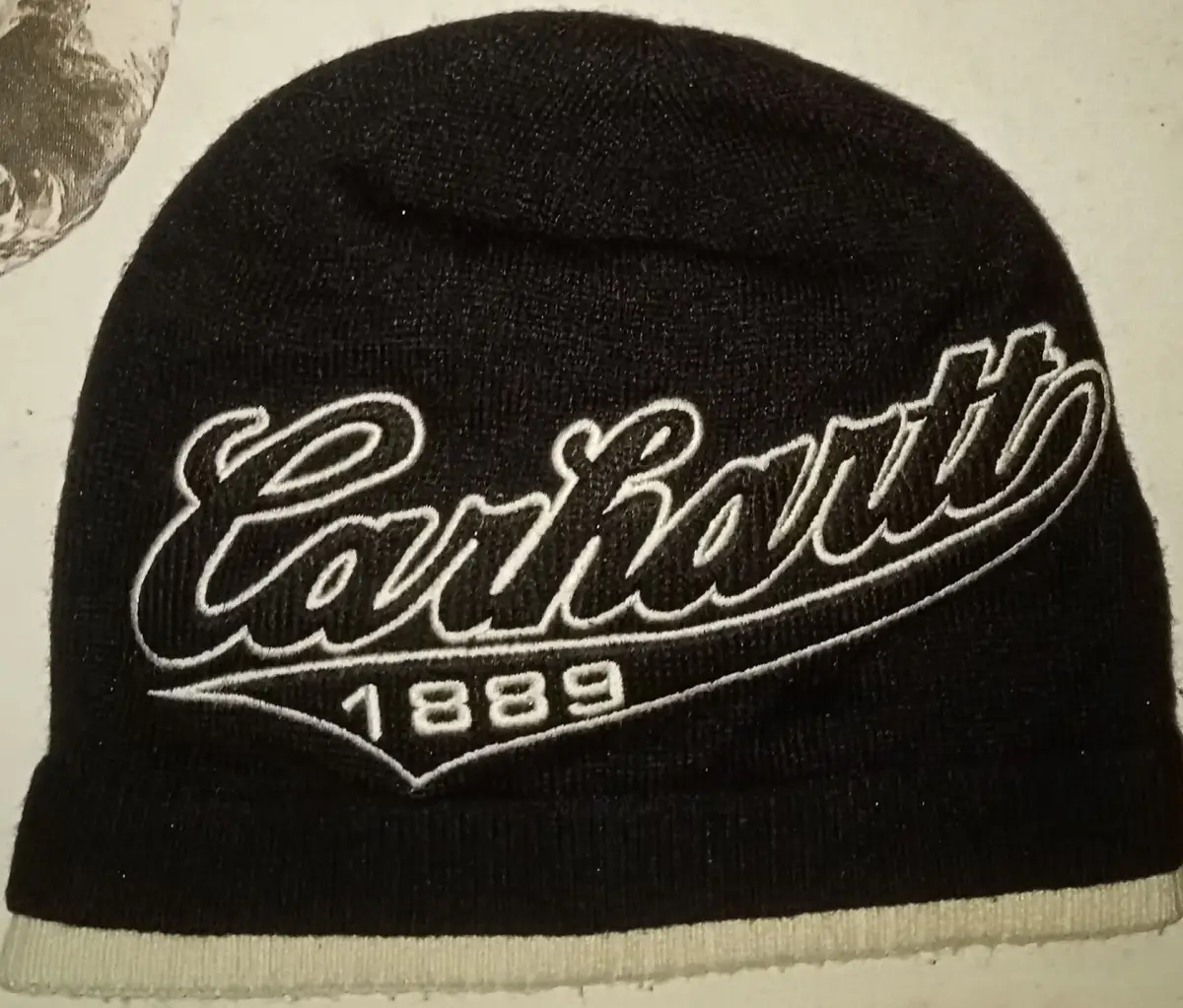 Carhartt 1889 Script Beanie Black