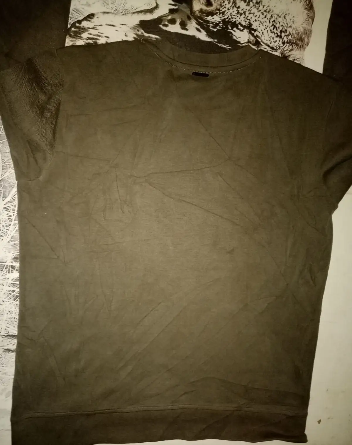 Antony Morato Olive Green Sweatshirt with Zip Pocket