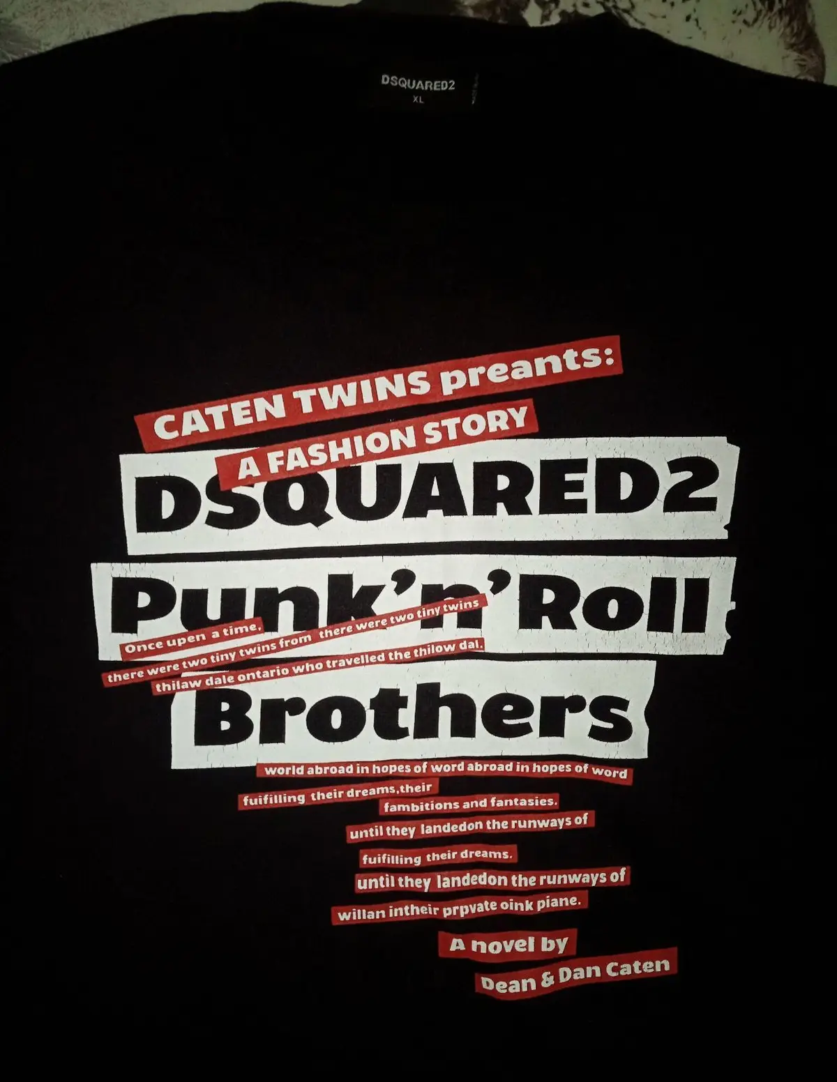 Dsquared2 Caten Twins Punk Roll Novel Sweatshirt Black