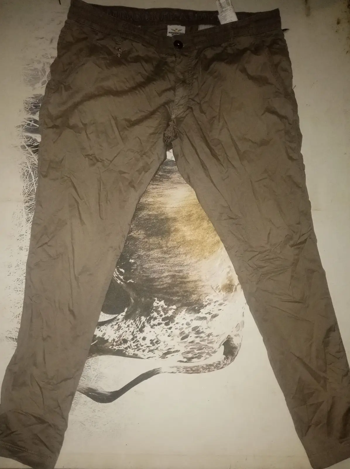 Aeronautica Militare Brown Casual Pants