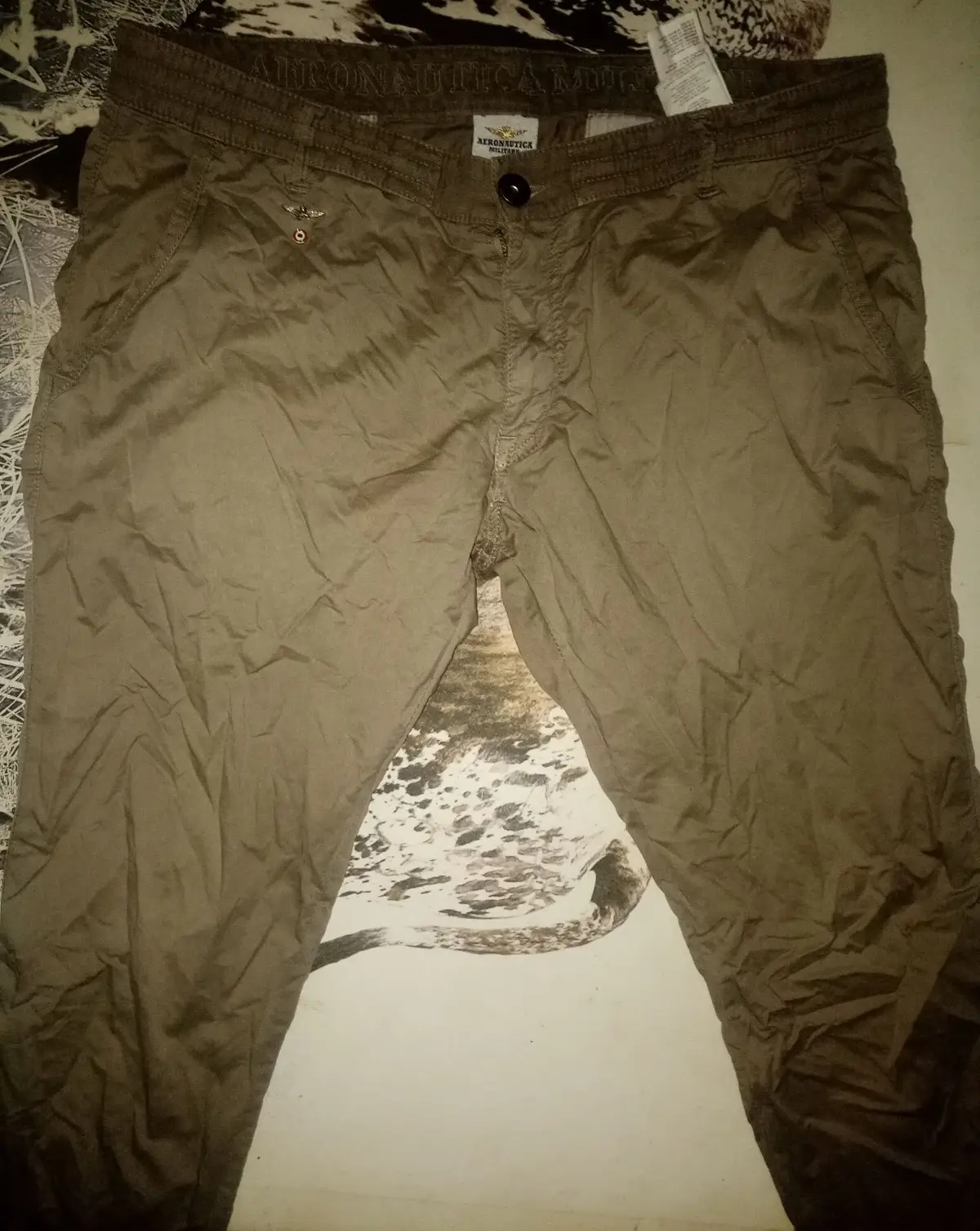 Aeronautica Militare Brown Casual Pants