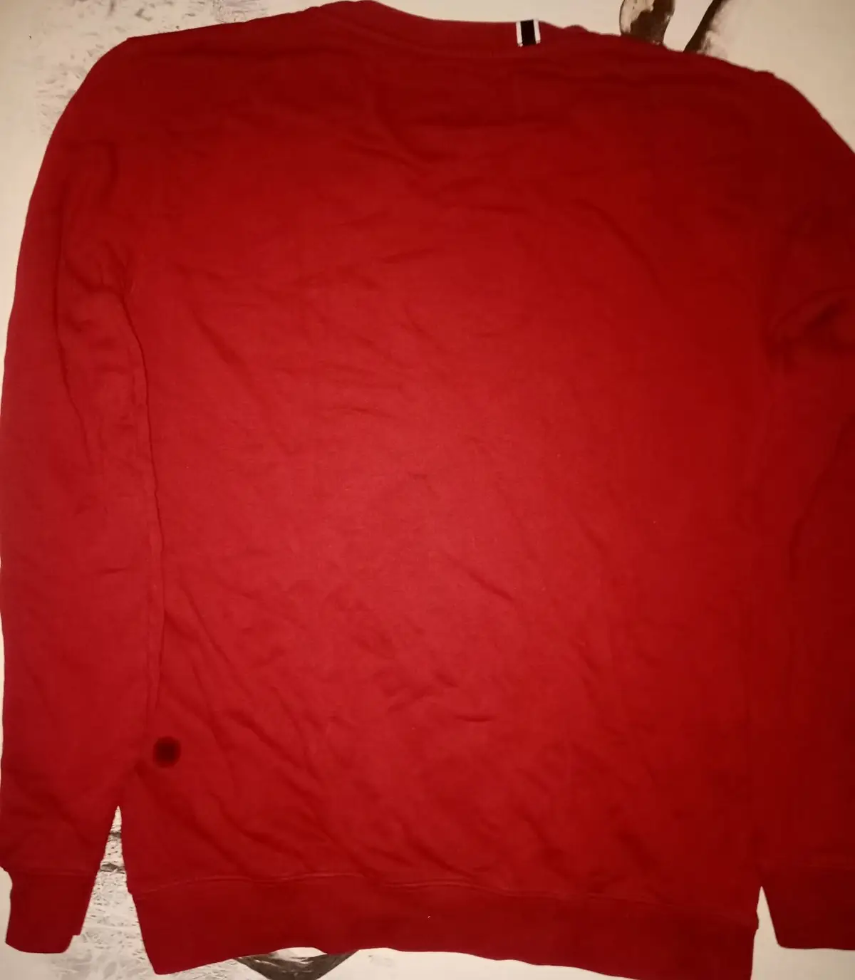 Replay Red Sweatshirt with Black Logo