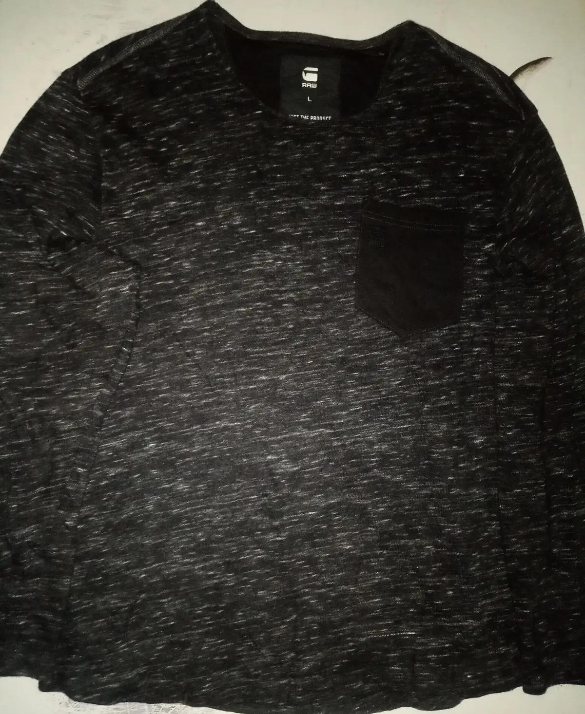 G-Star RAW Long Sleeve Speckled Top