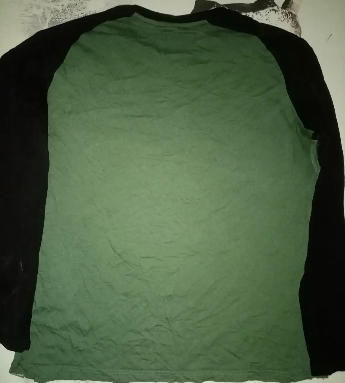 The North Face Green Long Sleeve Raglan T-Shirt