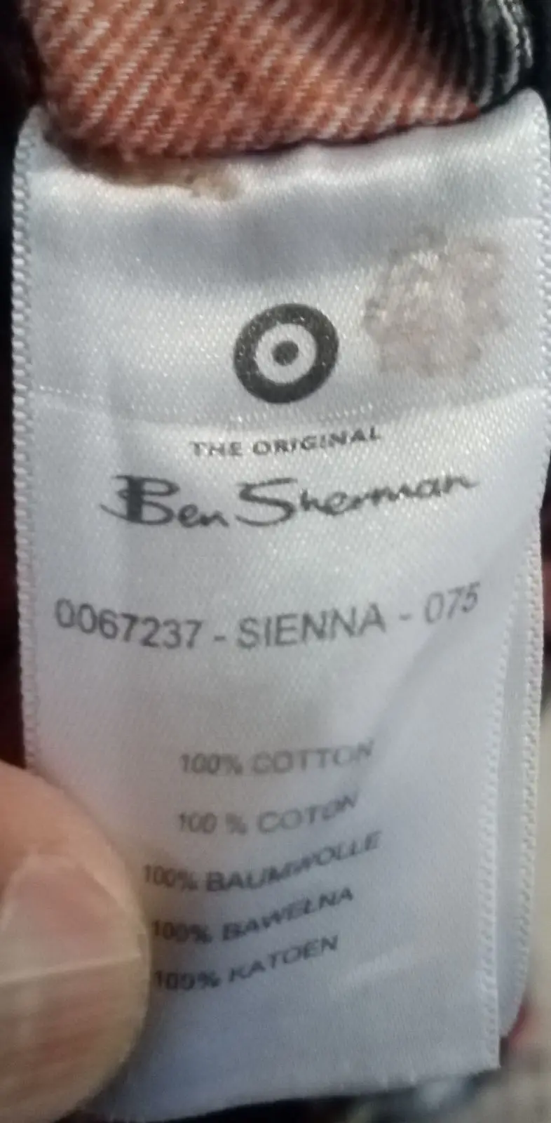 Ben Sherman Plaid Long-Sleeve Button-Down Shirt