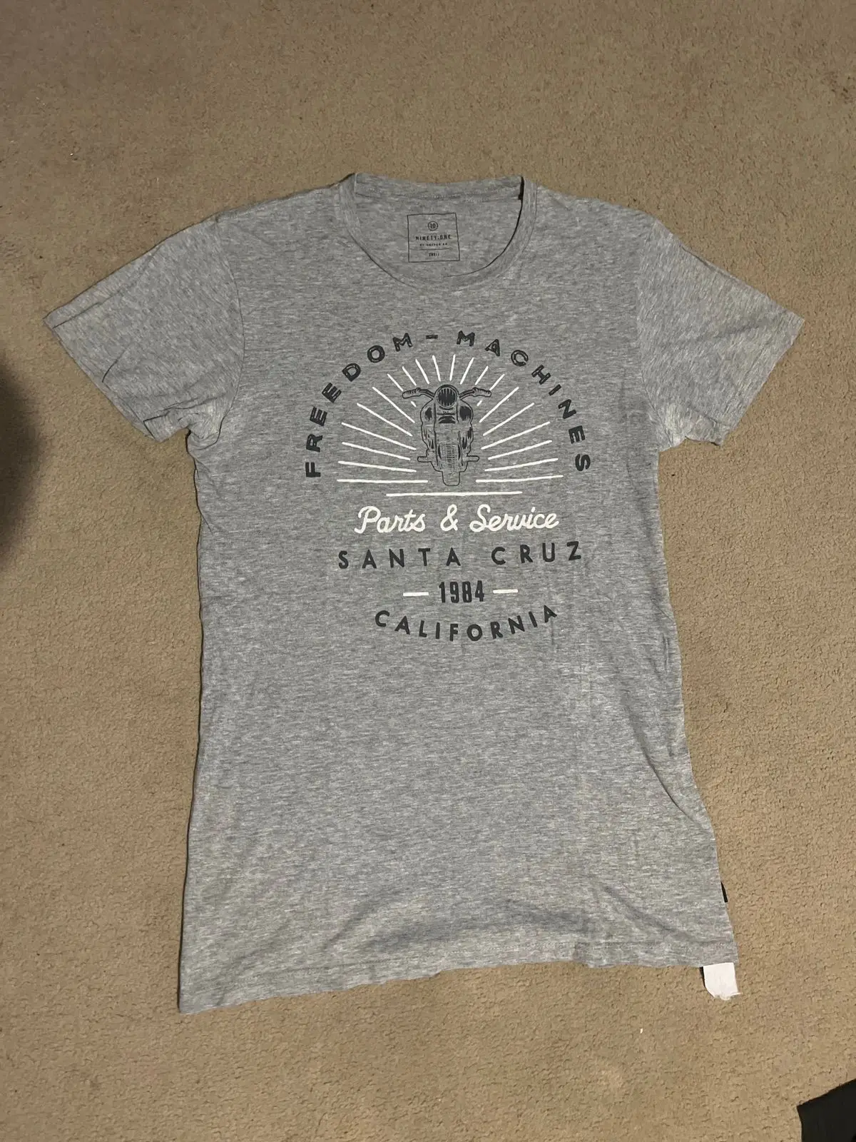 Ninety-One Freedom Machines Santa Cruz Graphic T-Shirt
