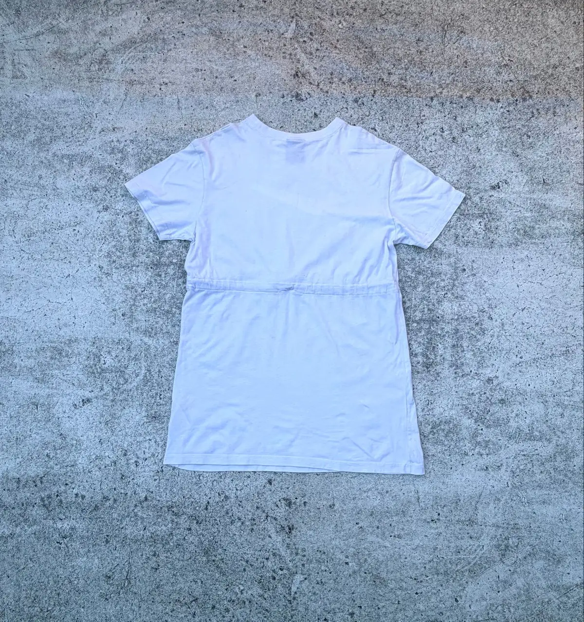 Nike Cinch Waist T-Shirt Dress Grey