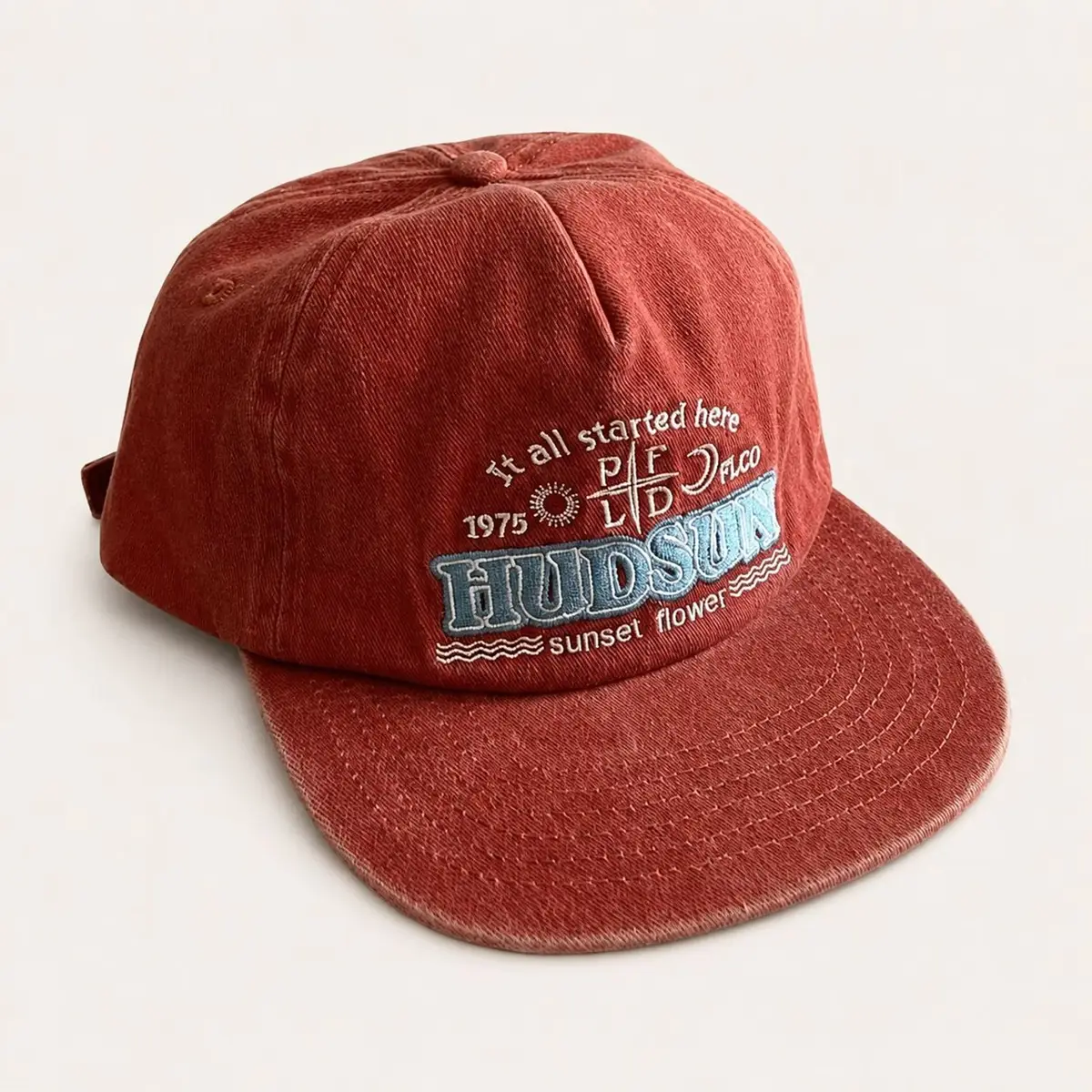 The Hoboo Studio Embroidered Cap Dark Grey