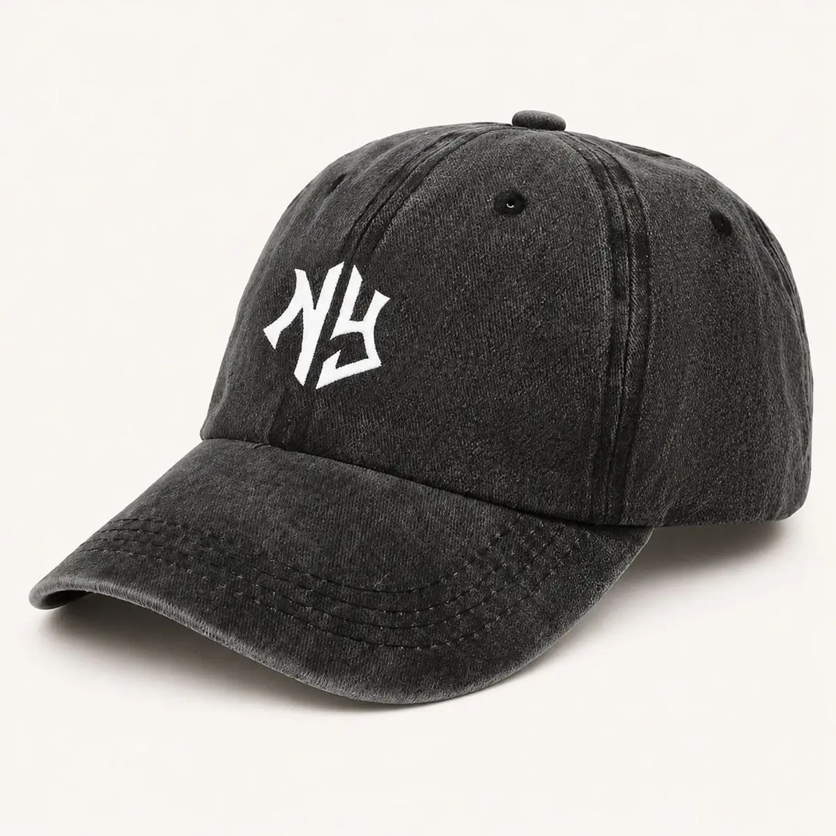 The Hoboo Studio Embroidered Cap Dark Grey