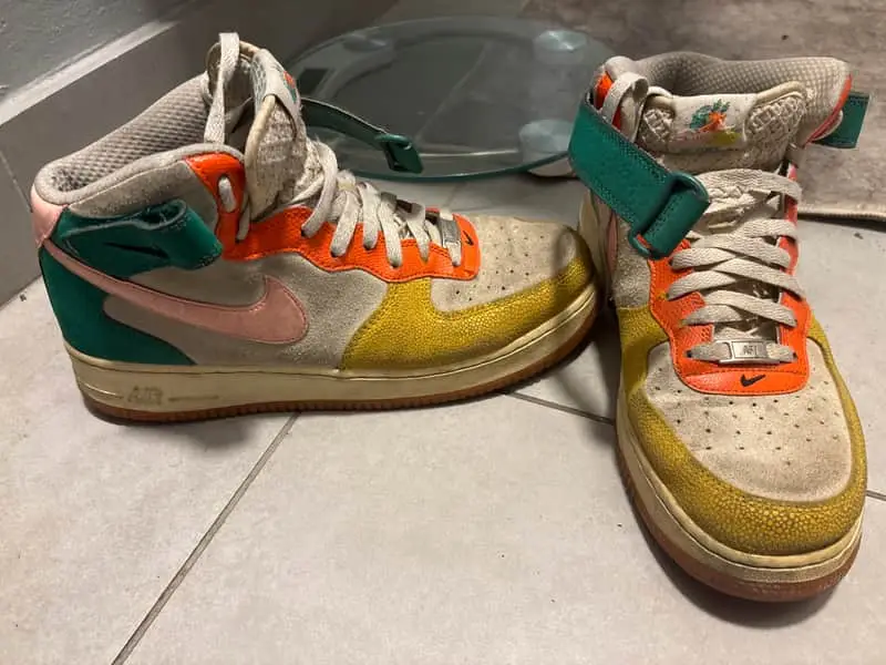 Nike Heavily used Nike Air Force One