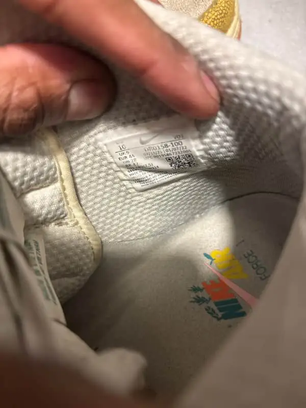 Heavily used Nike Air Force One