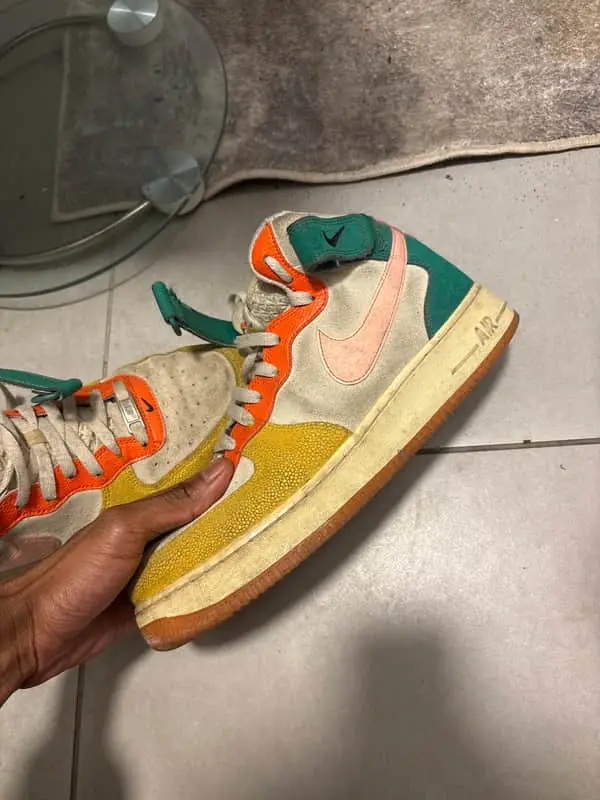 Heavily used Nike Air Force One